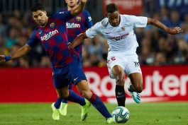 سویا-بارسلونا-هافبک سویا-مهاجم بارسلونا-Sevilla