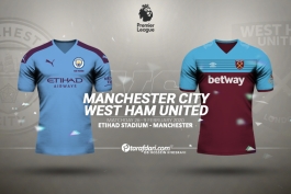 منچسترسیتی-وست هم-لیگ برتر انگلیس-Manchester City-West Ham-Premier League