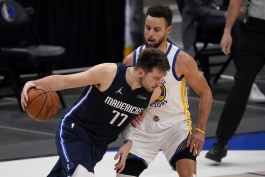 Luka Doncic - Stephen Curry - Dallas Mavericks - Golden State Warriors - NBA Games