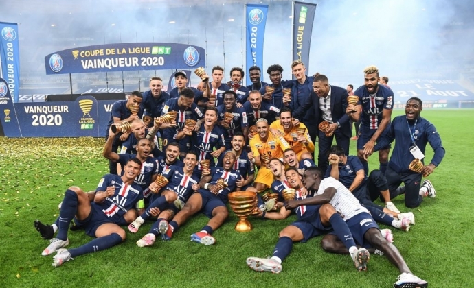 پاری سن ژرمن قهرمان لیگ کاپ فرانسه 2019/20 (گزارش تصویری)