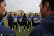 گزارش تصویری تمرین آبی پوشان پیش از اعزام به اصفهان