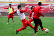 گزارش تصویری از تمرین سرخ پوشان پایتخت 10 فروردین