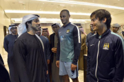 گزارش تصویری: دیدار شیخ منصور با بازیکنان سیتی