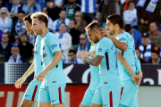 FC Barcelona - La Liga - بارسلونا - لالیگا - Ivan Rakitic - Luis Suarez - Paco Alcacer