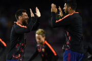  لیگ قهرمانان اروپا - FC barcelona - Lionel Messi - Luis Suarez
