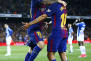 FC Barcelona - لالیگا - بارسلونا - Lionel Messi - Jordi Alba