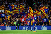 FC Barcelona - لالیگا - بارسلونا - Gerard Deulofeu -Gerard Pique - Marc Andre Terstegen