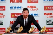 Lionel Messi - Gloden Shoes - FC Barcelona - بارسلونا - کفش طلا