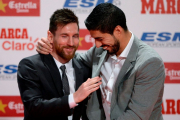 Lionel Messi - Gloden Shoes - FC Barcelona - بارسلونا - کفش طلا - Luis Suarez