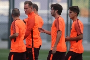 FC Barcelona - لیگ قهرمانان اروپا - بارسلونا -Sergi Roberto - Denis Suarez - Marc Andre Terstegen - Andres Iniesta