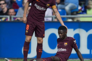بارسلونا - لالیگا - Ousmane Dembélé   -Andres Iniesta- FC Barcelona