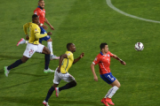 گزارش تصویریه بازیه شیلی 2-0 اکوادور(ویدال و وارگاس زننده گل)