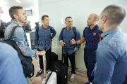 گزارش تصویری: سفر تیم بارسلونا به شهر مونشن گلادباخ