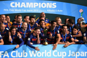 عکس/قهرمانی بارسلونا در جام باشگاه های جهان