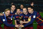 عکس/قهرمانی بارسلونا در جام باشگاه های جهان