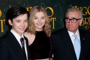 Martin Scorsese & Asa Butterfield And Chloe Moretz