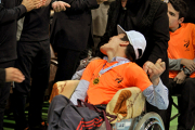 پیام سرمربی تراختور در بین ورزشکاران معلول
