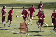گزارش تصویری - تمرینات - اتلتیکو مادرید - بارسلونا 