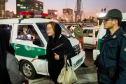حضور گشت ارشاد در خیابانهای تهران