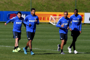گزارش تصویری؛ تمرینات تیم اینتر پیش از دیدار حساس برابر فیورنتینا