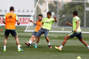 گزارش تصویری؛ آخرین تمرین رئال مادرید پیش از سفر به فیلان