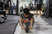 گزارش تصویری؛ تمرین کار با وزنه بازیکنان نفت - شنبه 22 آبان