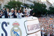 بازیکنان رئال مادرید - جشن قهرمانی رئال مادرید - لیگ قهرمانان اروپا
