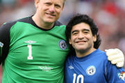 Diego Maradona & Peter Schmeichel