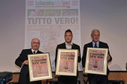 Carlo Tavecchio, Francesco Totti e Marcello Lippi