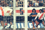 Diego Maradona (Boca Juniors at  Superclásico)