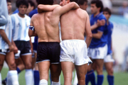 Diego Maradona & Salvatore Bagni at World Cup 1986