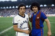 Diego Mardona & Alain Giresse 1983