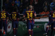 گزارش تصویری آپوئل 0-4 بارسلونا
