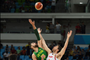 دیدار بسکتبال اسپانیا و لیتوانی در المپیک ریو 2016