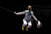 خوشحالی شمشیرباز روس از پیروزی در المپیک ریو 2016