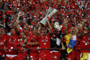 گزارش تصویری: جشن قهرمانی سویا در لیگ اروپا