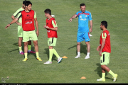 گزارش تصویری؛ تمرین تیم ملی فوتبال ایران