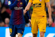 FC Barcelona - La Liga - بارسلونا - لالیگا - اتلتیکو مادرید - Lionel Messi - Filipe Luis