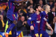 FC Barcelona - بارسلونا - Samuel Umtiti - Ousmane Dembele - لیگ قهرمانان اروپا - Andres Iniesta - Lionel Messi