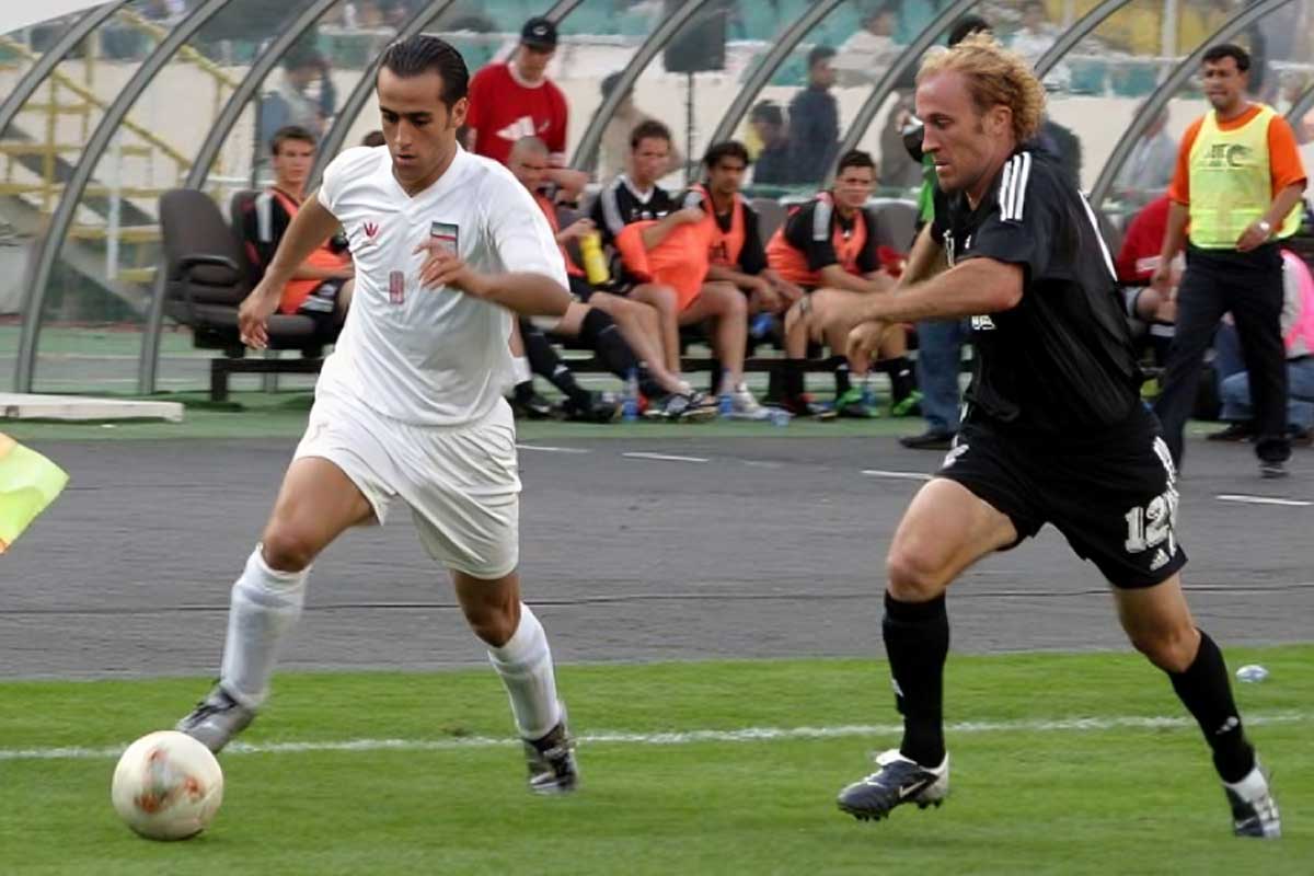 علی کریمی - دیدار ایران و نیوزیلند در سال 1382