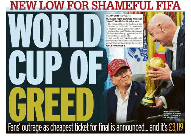 جیانی اینفانتینو و دونالد ترامپ