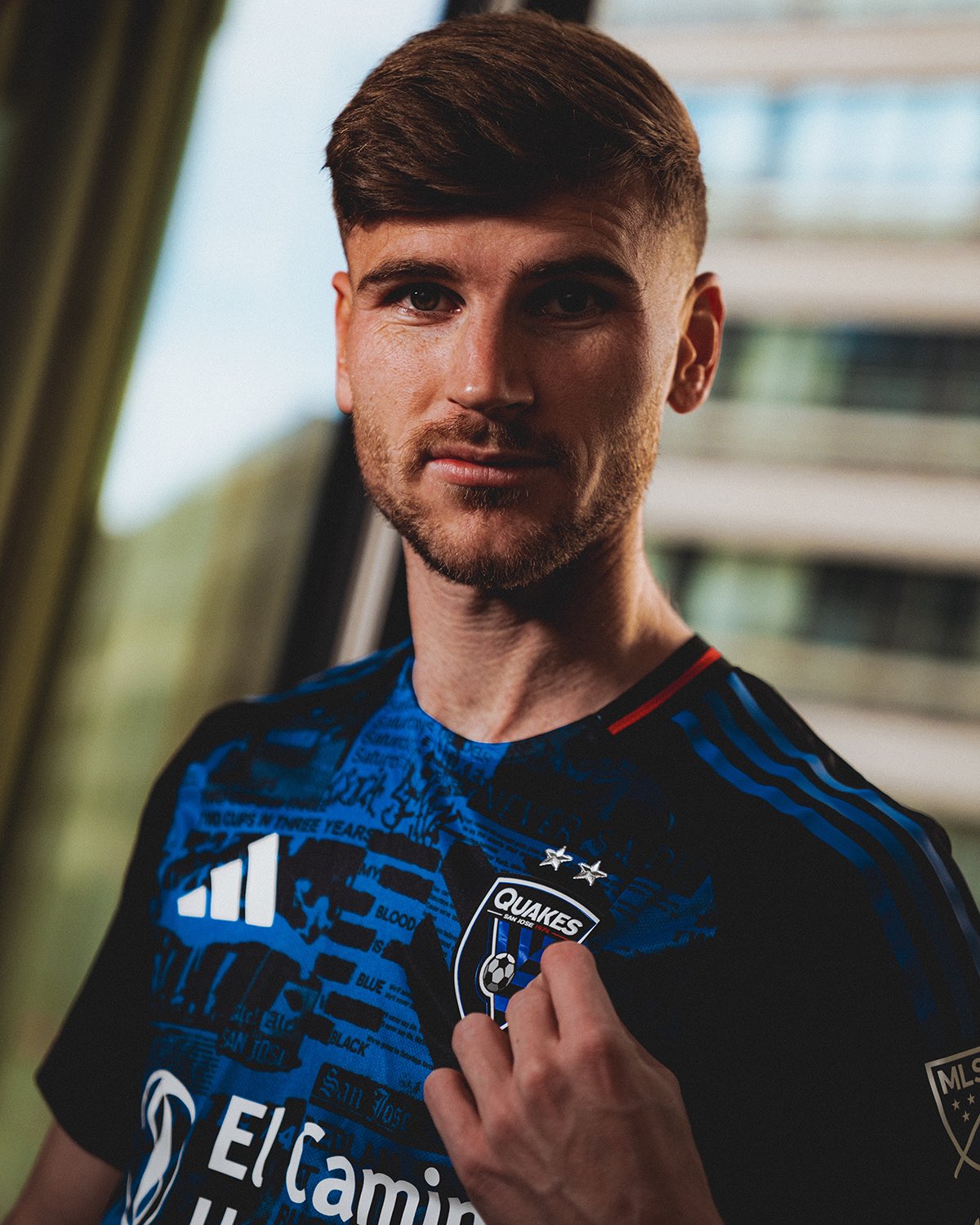 تیمو ورنر در سن خوزه ارث کوئیکز