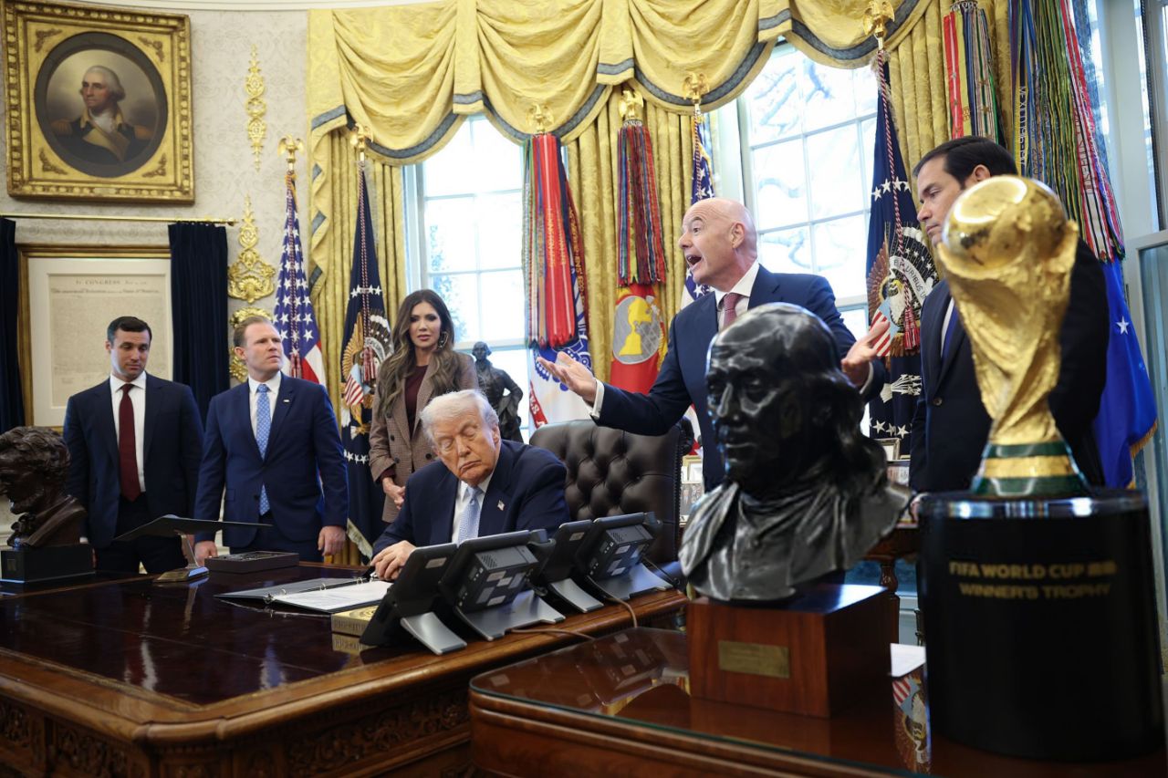 جیانی اینفانتینو - دونالد ترامپ - جام جهانی