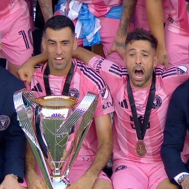 جوردی آلبا و سرخیو بوسکتس - اینتر میامی