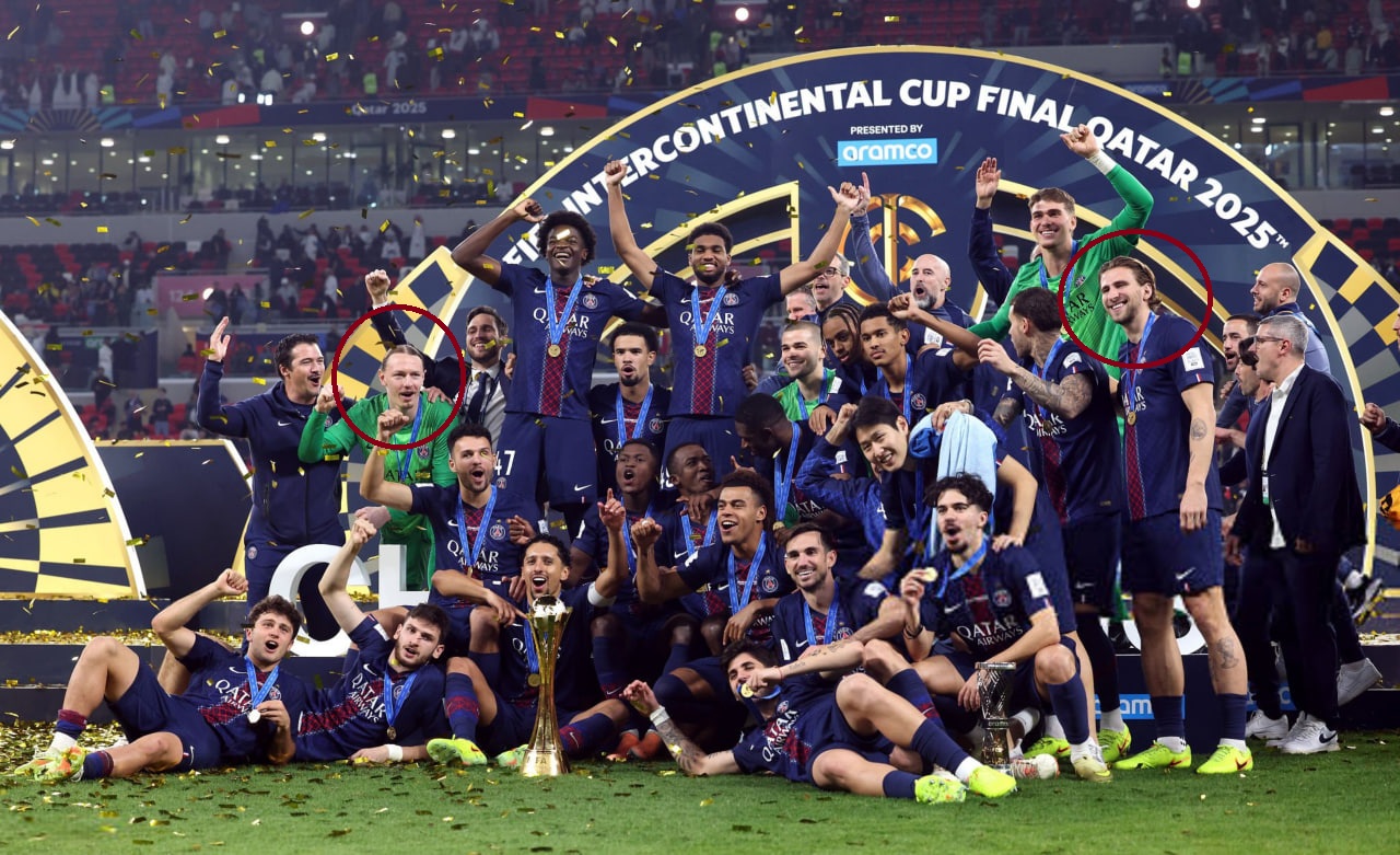 جشن قهرمانی پاری سن ژرمن در جام بین قاره ای