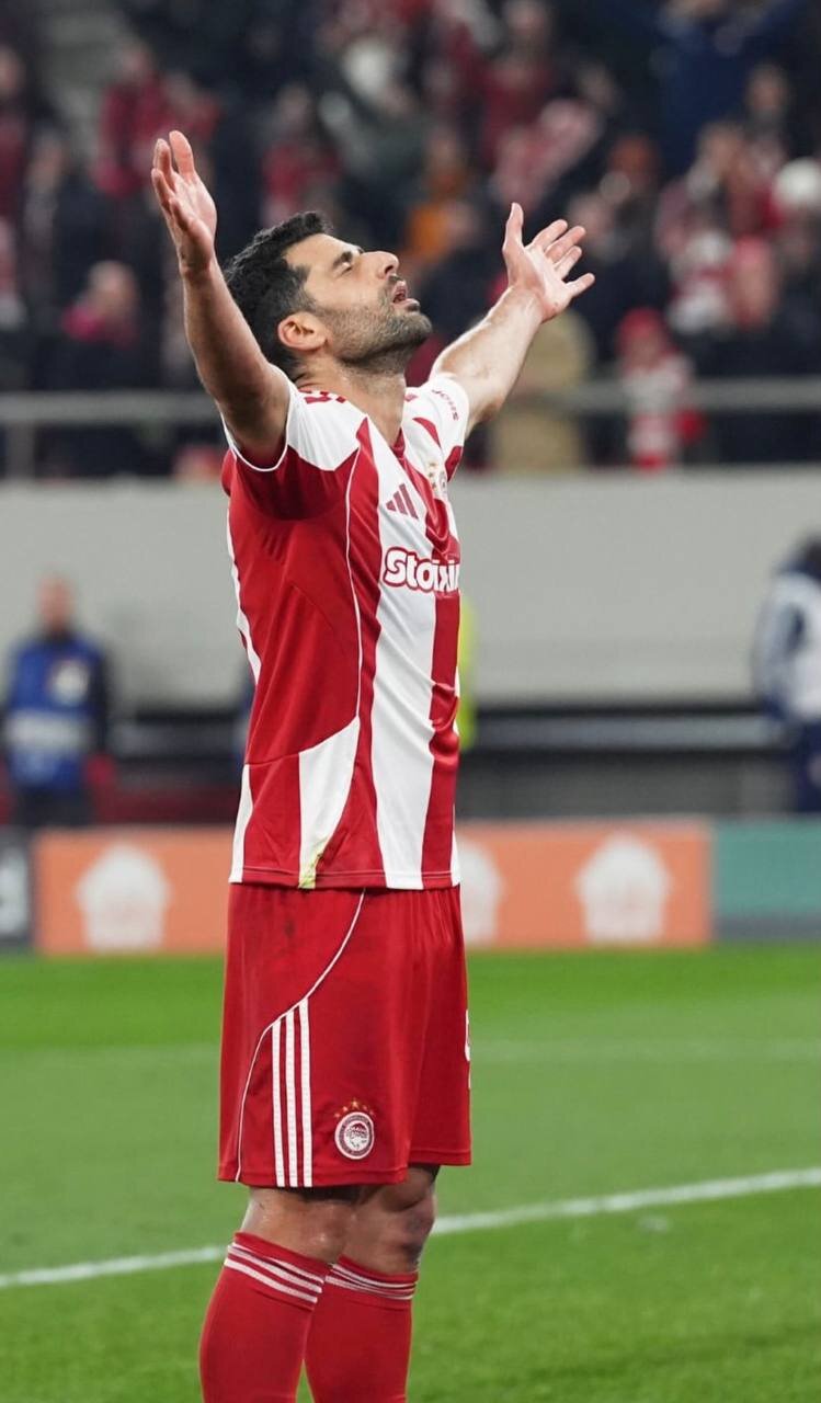 عکس از خوشحالی مهدی طارمی پس از گل به آترومیتوس