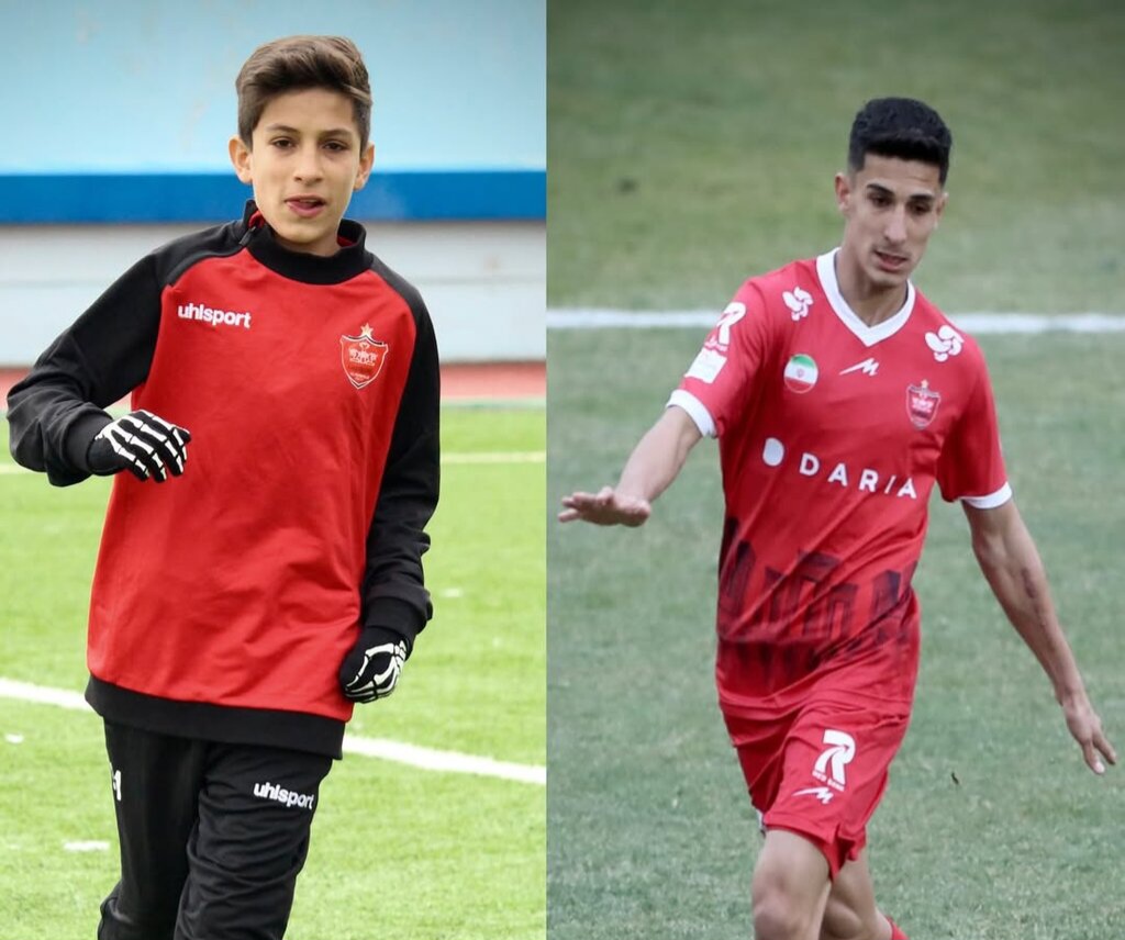 عکس از جوانی امیرحسین محمودی و حال حاضر