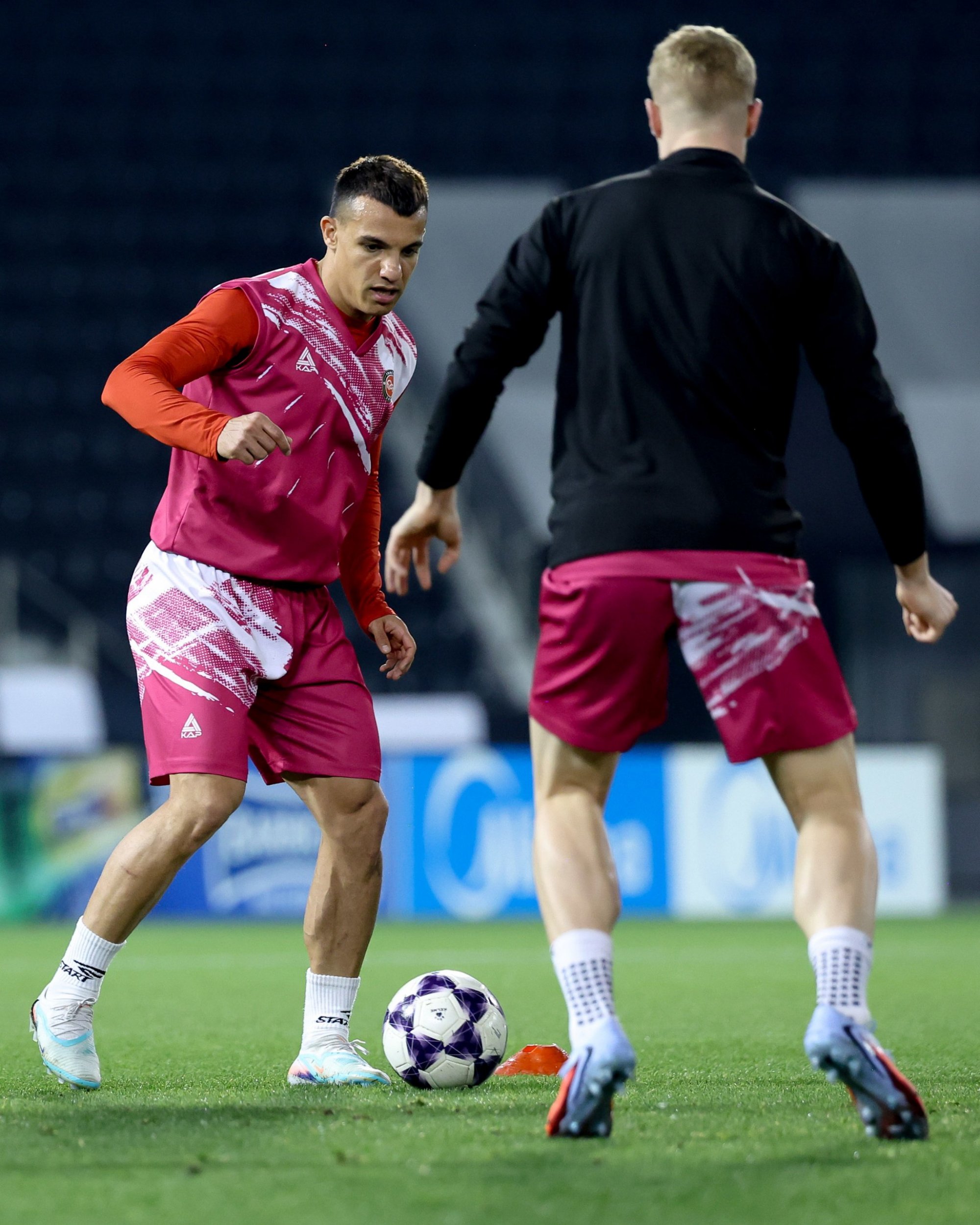 عکس از تمرین تراکتور در قطر