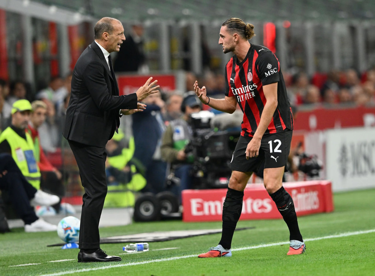 ماسیمیلیانو الگری سرمربی ایتالیایی و آدریان رابیو هافبک فرانسوی