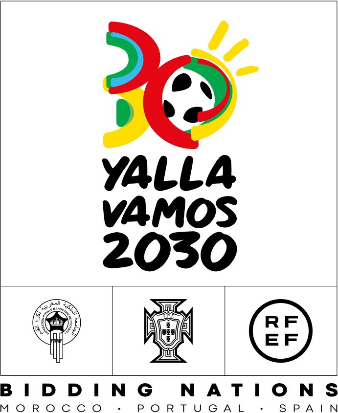 عکس| رونمایی از لوگو و شعار جام جهانی 2030